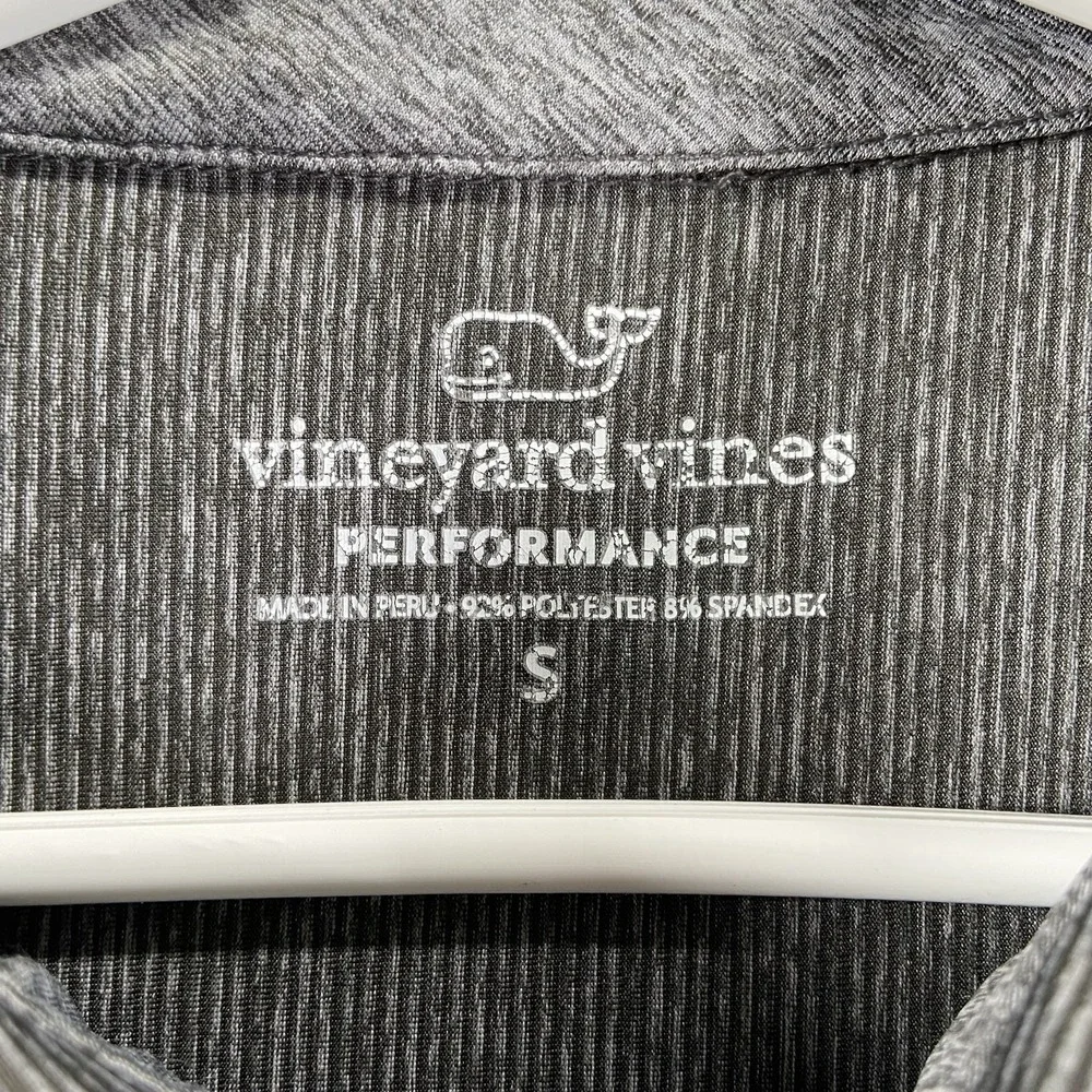 Vineyard Vines Shirt Mens Small Polo Performance Striped Short Sleeve Casual